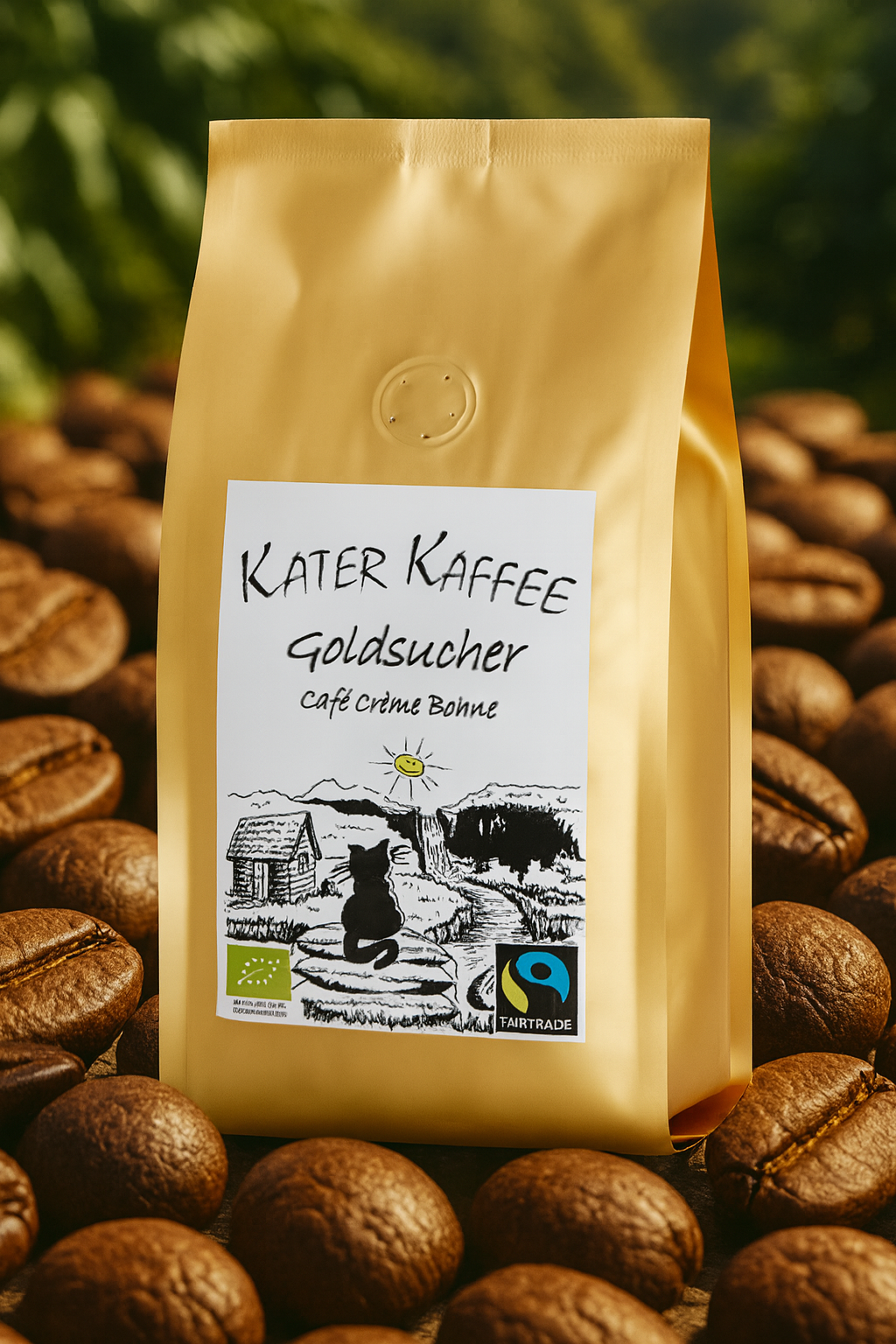 Kater Kaffee Goldsucher BIO Fairtrade, 100% Arabica