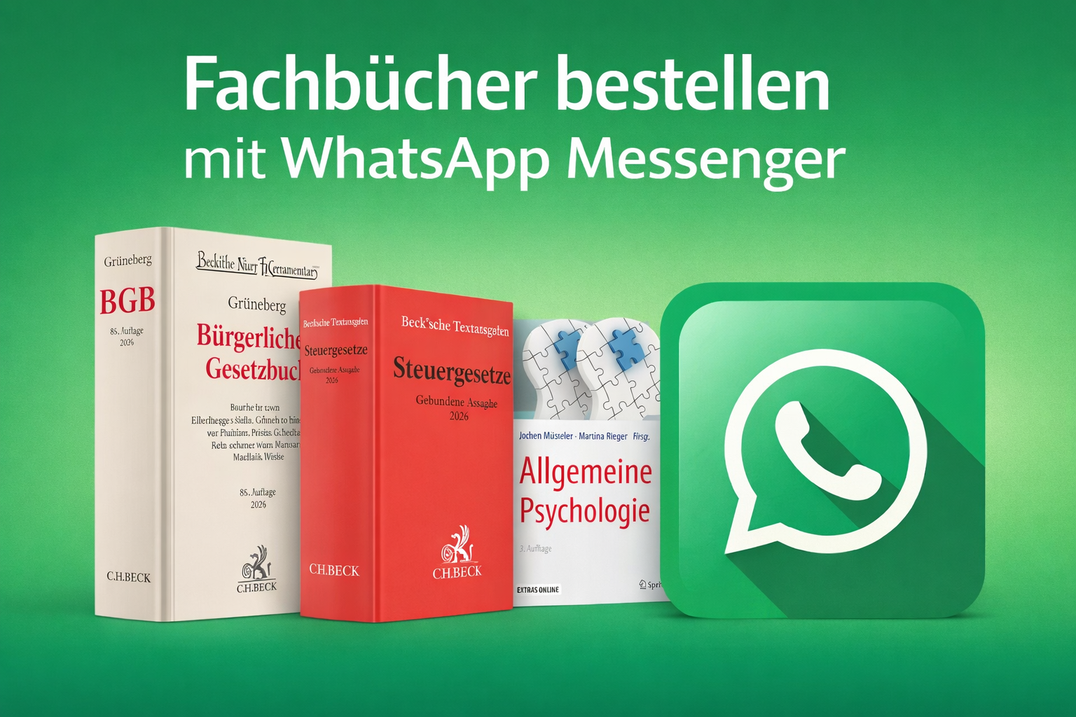 Fachbuch Prozessrecht und Mietrecht bequem per WhatsApp bestellen – Oelde Buchhandlung