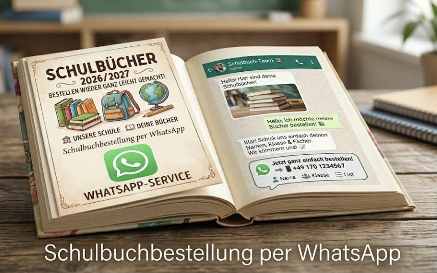 Schulbuchbestellung per WhatsApp für Wanne-Eickel